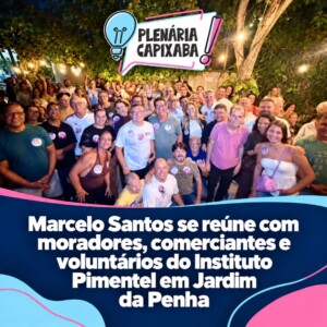 Marcelo Santos se reúne com moradores, comerciantes e voluntários do Instituto Pimentel em Jardim da Penha