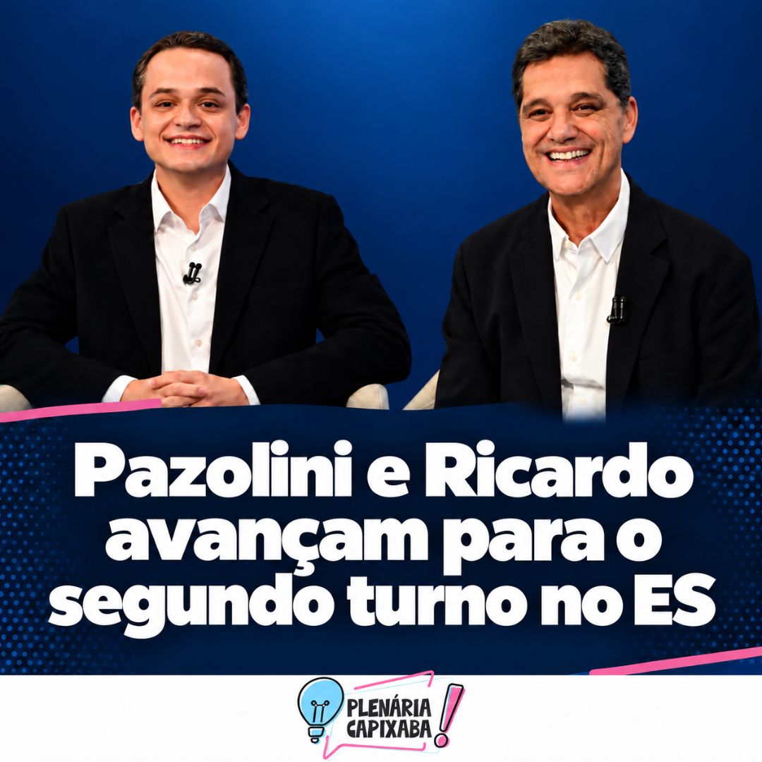 Pazolini e Ricardo avançam para o segundo turno no ES