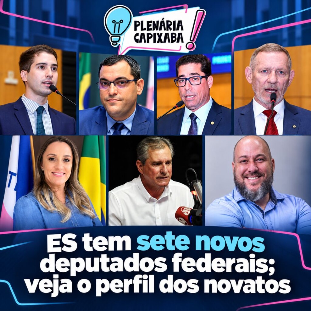 ES tem sete novos deputados federais; veja o perfil dos novatos