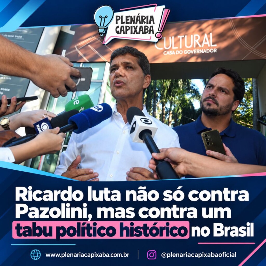 Ricardo luta não só contra Pazolini, mas contra um tabu político histórico no Brasil