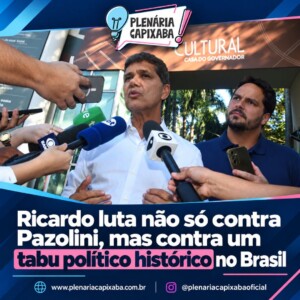 Ricardo luta não só contra Pazolini, mas contra um tabu político histórico no Brasil
