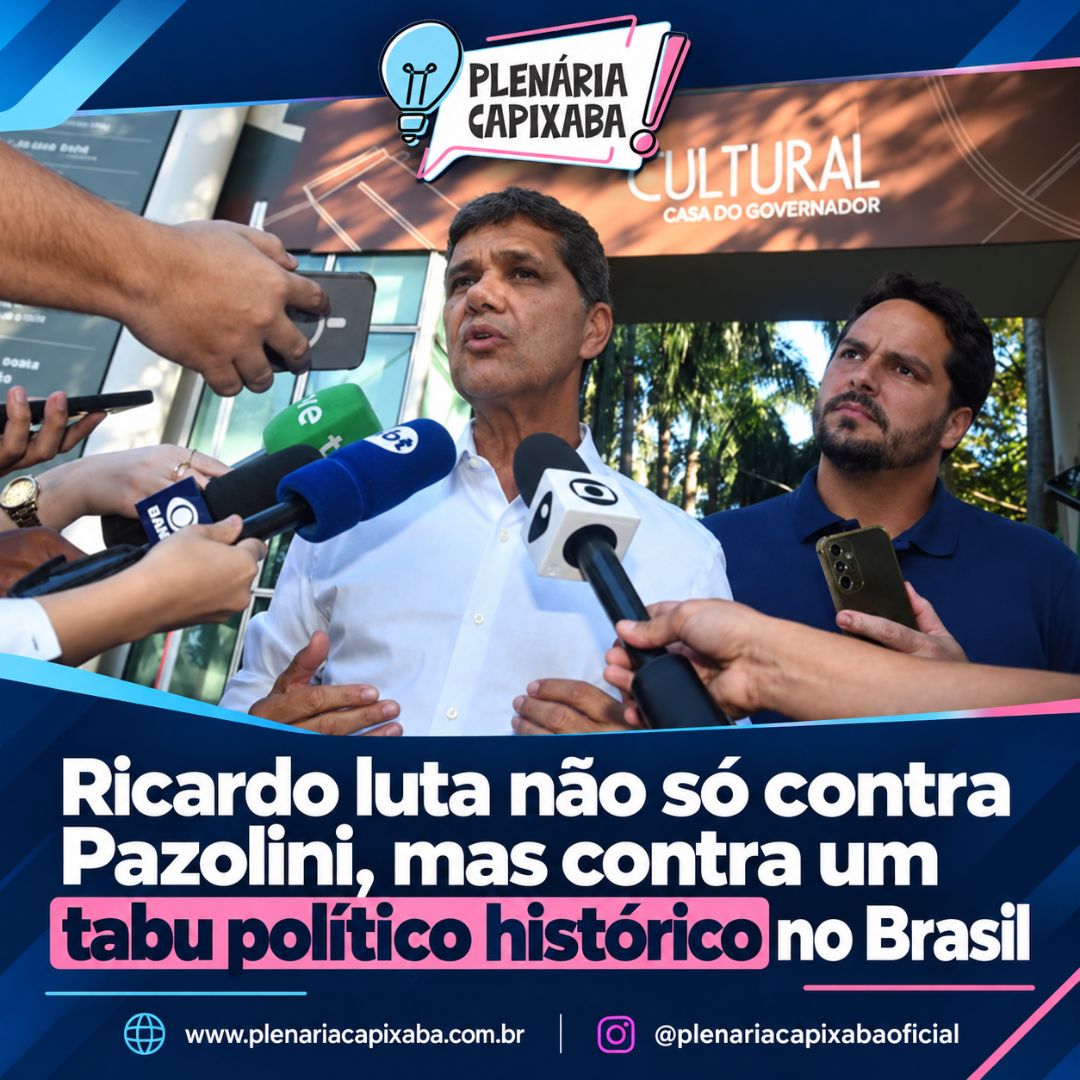 Ricardo luta não só contra Pazolini, mas contra um tabu político histórico no Brasil