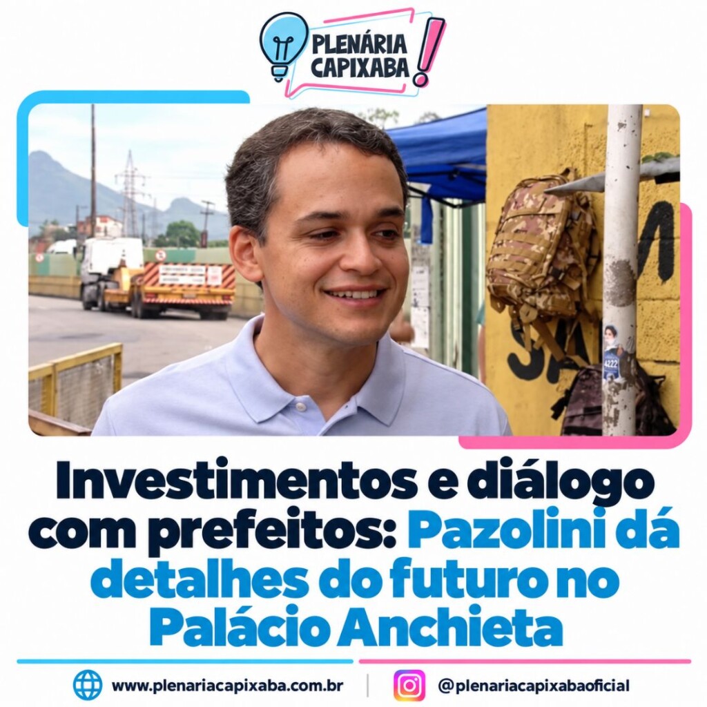 Investimentos e diálogo com prefeitos: Pazolini dá detalhes do futuro no Palácio Anchieta