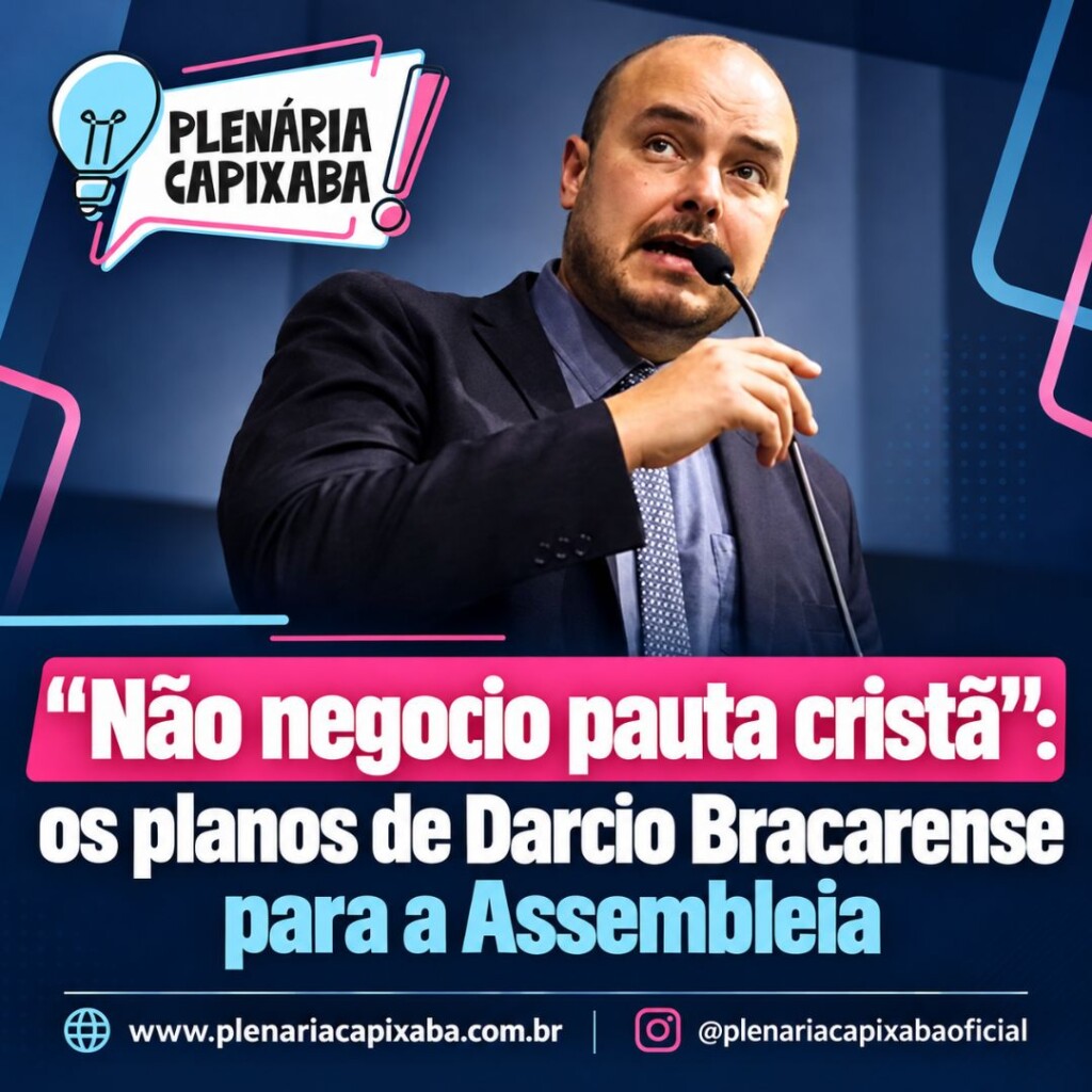 “Não negocio pauta cristã”: os planos de Darcio Bracarense para a Assembleia