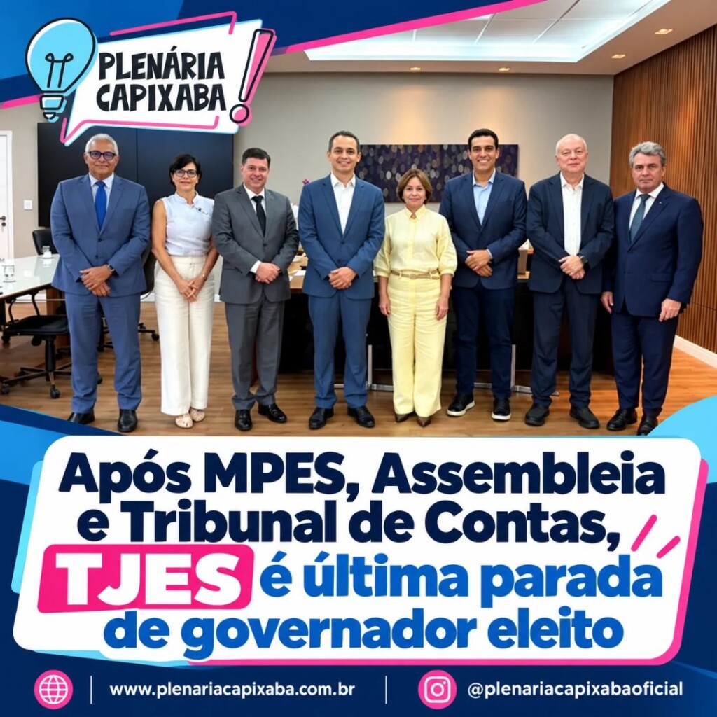 Após MPES, Assembleia e Tribunal de Contas, TJES é última parada de governador eleito