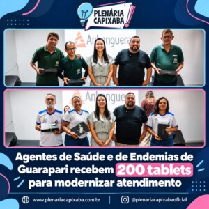 Guarapari: Agentes de Saúde e de Endemias recebem 200 tablets para modernizar atendimento