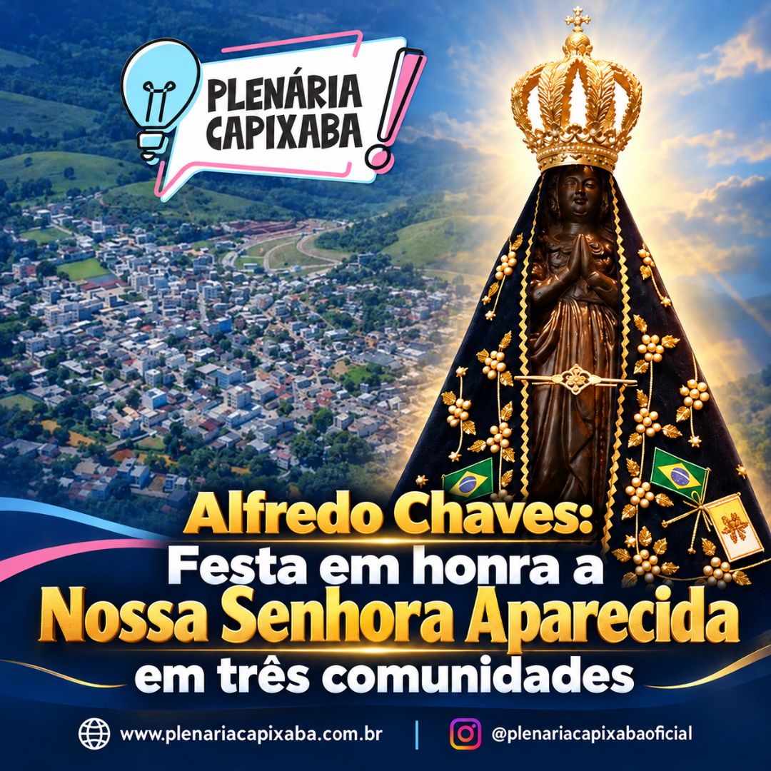 Alfredo Chaves: Festa em honra a Nossa Senhora Aparecida em três comunidades