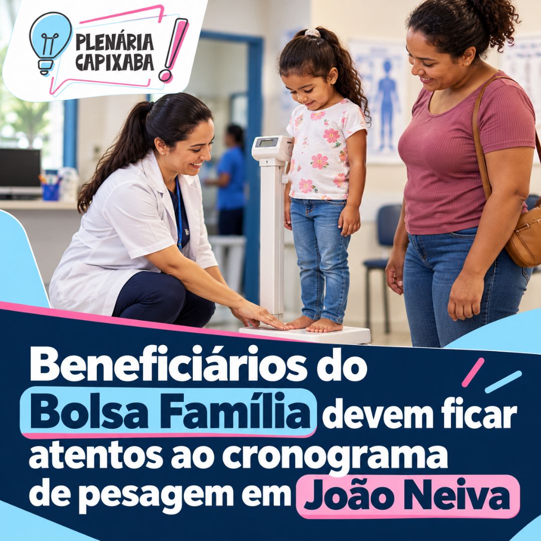 Beneficiários do Bolsa Família devem ficar atentos ao cronograma de pesagem em João Neiva