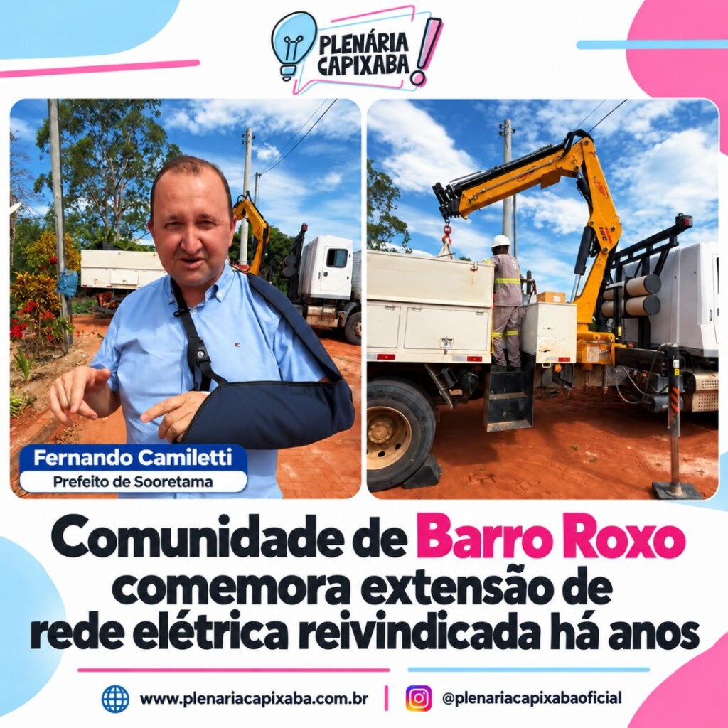 Comunidade de Barro Roxo comemora extensão de rede elétrica reivindicada há anos