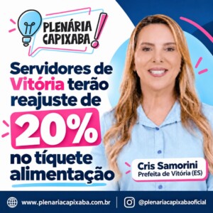 Servidores de Vitória terão reajuste de 20% no tíquete alimentação
