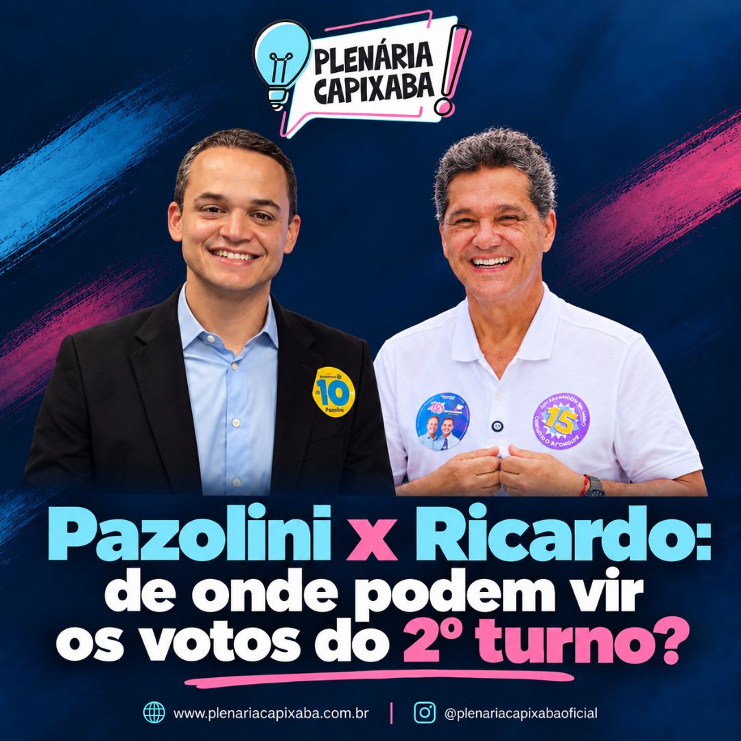 Pazolini x Ricardo: de onde podem vir os votos do 2º turno?